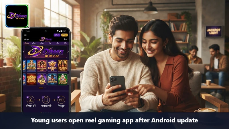 Young users open reel gaming app after Android update